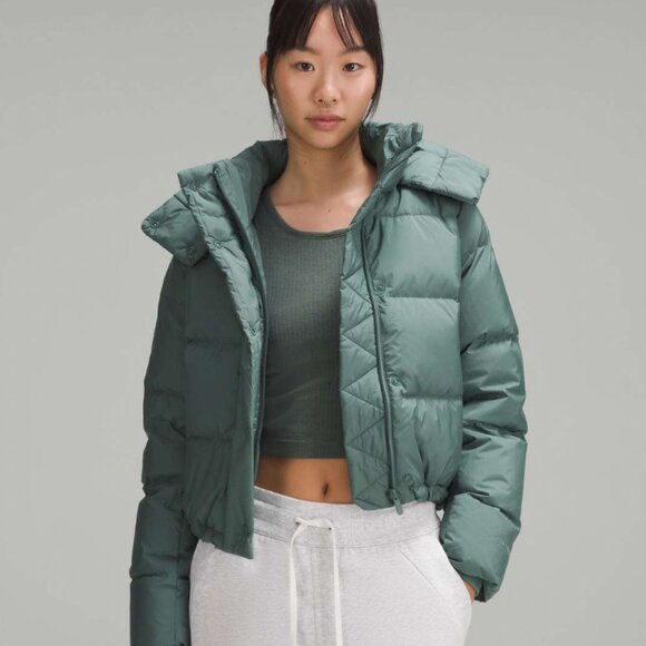 Lululemon Cropped Wunder Puff Jacket - Picture 1 of 10